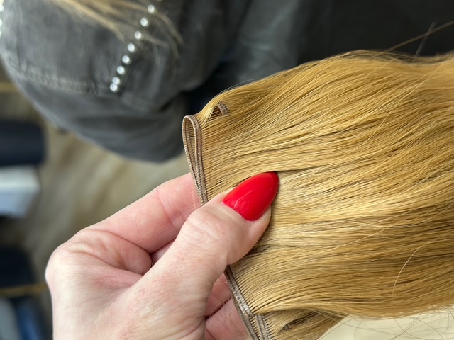 Metoda szyta sew-in - efekt 3
