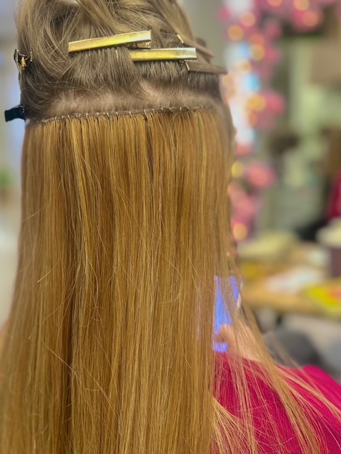 Metoda szyta sew-in - efekt 5